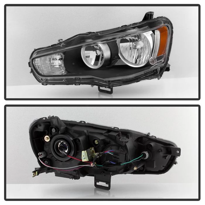 08-15 Mitsubishi Lancer Driver Side Headlights - OEM Left 4 08-15 Mitsubishi Lancer Driver Side Headlights - OEM Left - Image 2