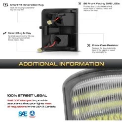 08-16 Ford F250 F350 F450 F550 Super Duty LED Side Mirror Light Switchback + Sequential Signal - White & Amber 14 08-16 Ford F250 F350 F450 F550 Super Duty LED Side Mirror Light Switchback + Sequential Signal - White & Amber -Professional Auto Parts Store 08 16 ford f250 f350 f450 f550 super duty led side mirror light switchback sequential signal white amber 56