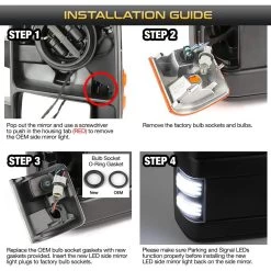 08-16 Ford F250 F350 F450 F550 Super Duty LED Side Mirror Light Switchback + Sequential Signal - White & Amber 15 08-16 Ford F250 F350 F450 F550 Super Duty LED Side Mirror Light Switchback + Sequential Signal - White & Amber -Professional Auto Parts Store 08 16 ford f250 f350 f450 f550 super duty led side mirror light switchback sequential signal white amber 59