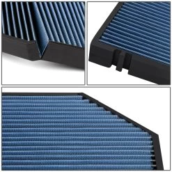 08-18 Audi A4/A5/A6/Q5/S4/Porsche Macan Drop-In Panel Cabin Air Filter Blue -Professional Auto Parts Store 08 18 audi a4 a5 a6 q5 s4 porsche macan drop in panel cabin air filter blue 106