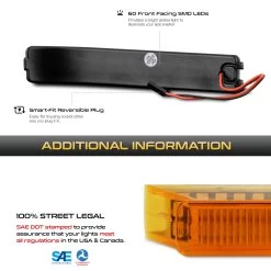 09-14 Ford F-150 Amber LED Side Mirror Light -Professional Auto Parts Store 09 14 ford f 150 amber led side mirror light 25