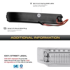 09-14 Ford F-150 Amber LED Side Mirror Light - Clear -Professional Auto Parts Store 09 14 ford f 150 amber led side mirror light clear 20