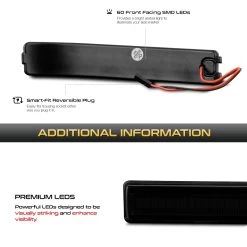 09-14 Ford F-150 Amber LED Side Mirror Light - Smoked -Professional Auto Parts Store 09 14 ford f 150 amber led side mirror light smoked 21