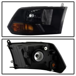 09-18 Dodge RAM 1500 2500 3500 Crystal Replacement Headlights - Black Smoked 11 09-18 Dodge RAM 1500 2500 3500 Crystal Replacement Headlights - Black Smoked -Professional Auto Parts Store 09 16 dodge ram 1500 2500 3500 crystal replacement headlights black smoked 143