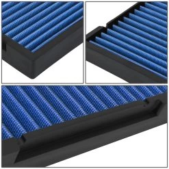 09-19 Honda Fit/CRV/Civic/HRV/Insight Drop-In Panel Cabin Air Filter Blue -Professional Auto Parts Store 09 19 honda fit crv civic hrv insight drop in panel cabin air filter blue 110