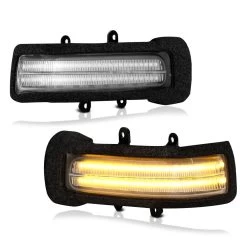 09-20 Toyota Tacoma/4Runner/Sienna/RAV4 Sequential LED Side Mirror Lights - Clear Lens