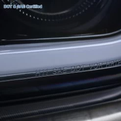 10-13 Chevy Camaro [Halogen Model] LED DRL Tube 3D Projector Headlights - Gloss Black -Professional Auto Parts Store 10 13 chevy camaro halogen model led drl tube 3d projector headlights gloss black 161