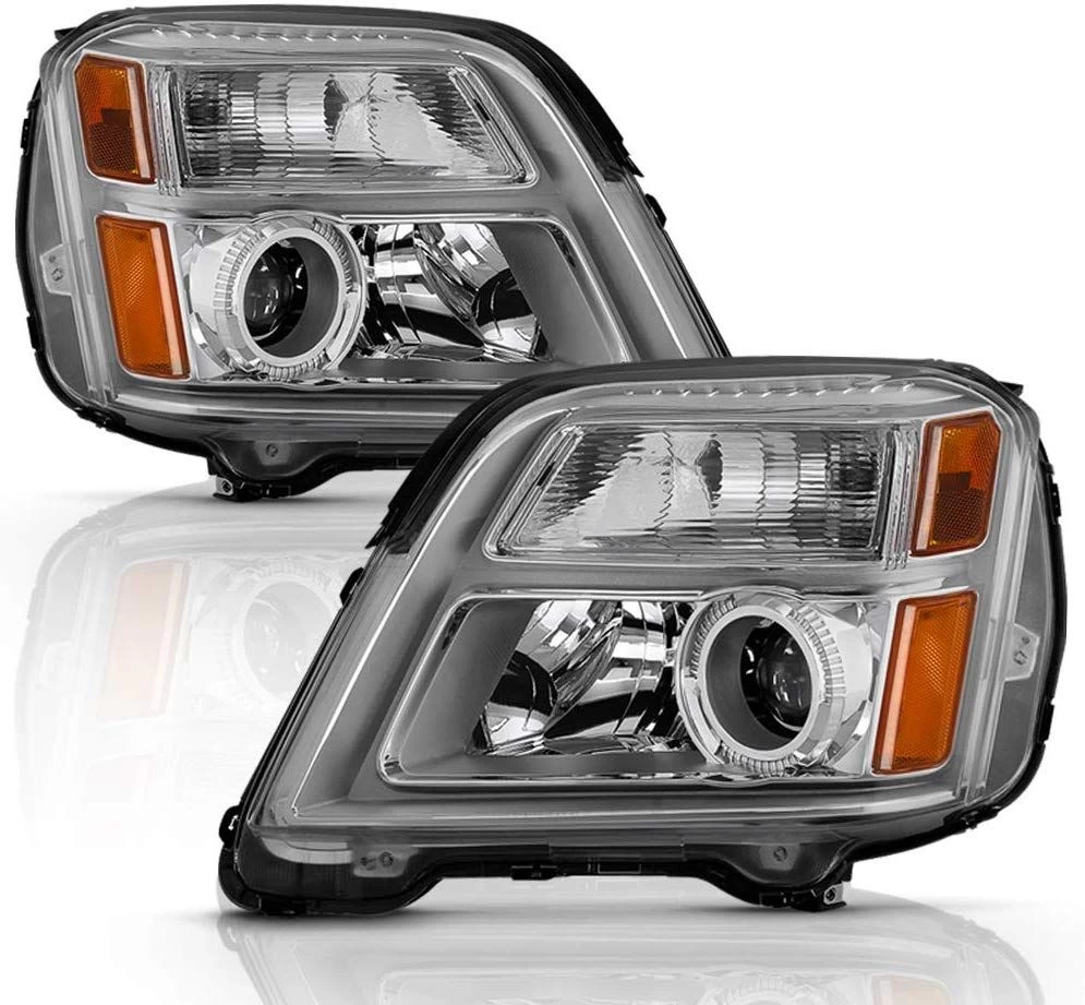 10-15 GMC Terrain SUV OE-Style Projector Headlights - Chrome 3 10-15 GMC Terrain SUV OE-Style Projector Headlights - Chrome