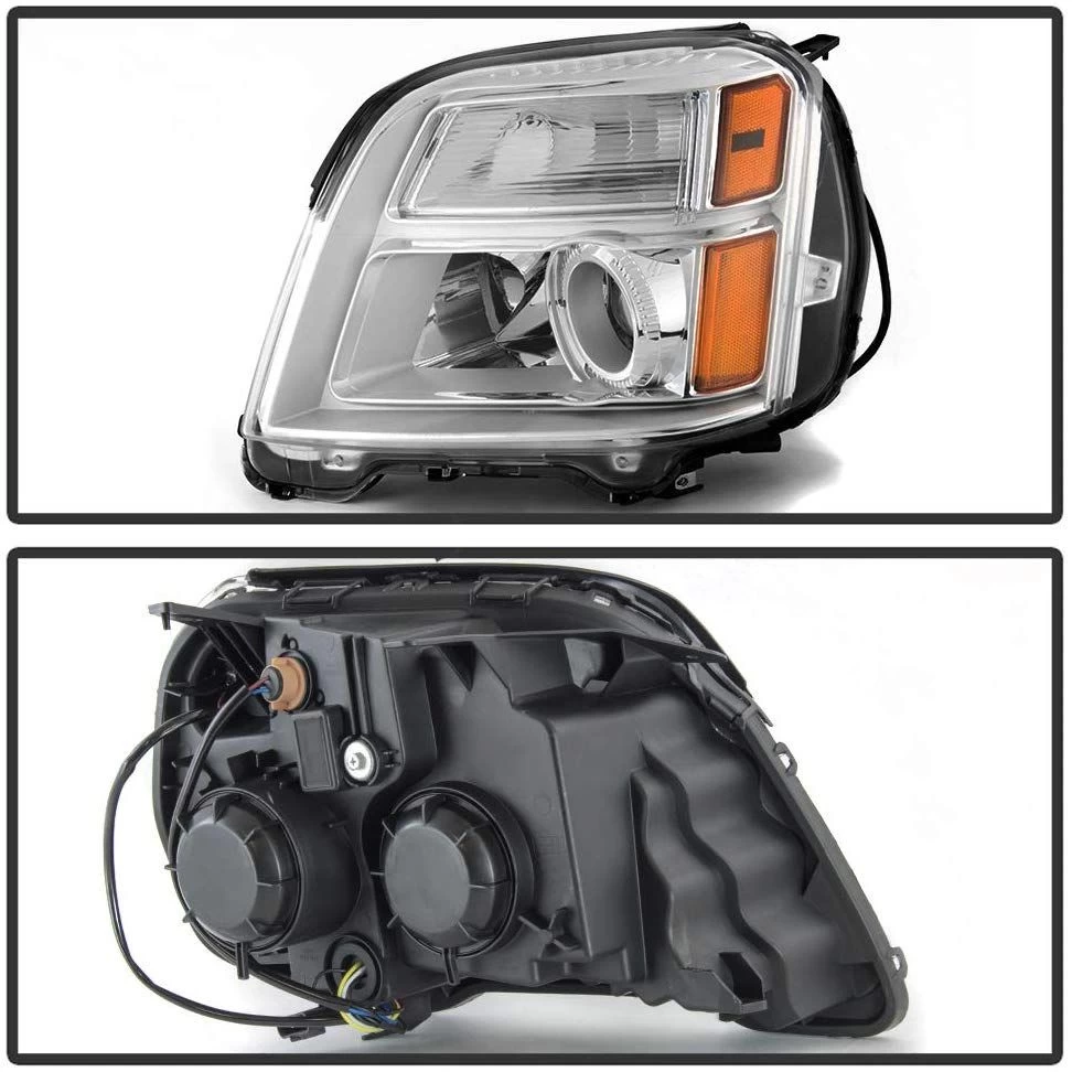 10-15 GMC Terrain SUV OE-Style Projector Headlights - Chrome 4 10-15 GMC Terrain SUV OE-Style Projector Headlights - Chrome - Image 2