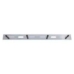 United Pacific® - Top Mud Flap Plate With Oval LED Light Bar Cutouts