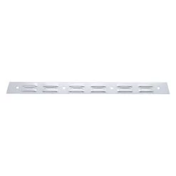 United Pacific® 10400 - Louvered Chrome Top Mud Flap Plate