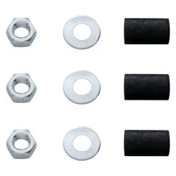 United Pacific® 10411 - Standard Chrome Bottom Mud Flap Plate -Professional Auto Parts Store 10411 wf 03