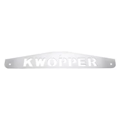 United Pacific® 10439 - Chrome Bottom Mud Flap Plate