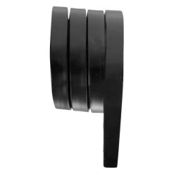 United Pacific® - Black Angled Mud Flap Hanger -Professional Auto Parts Store 10615 wf 02