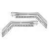 United Pacific® 10684 - 45 Degree Chrome Angled Heavy Duty Mud Flap Hanger 1 United Pacific® 10684 - 45 Degree Chrome Angled Heavy Duty Mud Flap Hanger -Professional Auto Parts Store 10684 wf 01 1