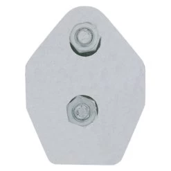 United Pacific® - 45 Degree Angled Heavy Duty Mud Flap Hanger -Professional Auto Parts Store 10684 wf 02