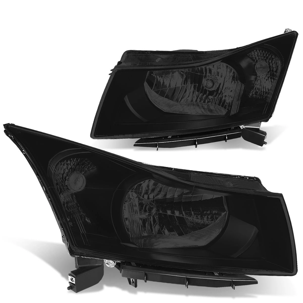 11-15 Chevy Cruze Headlight Assembly (Driver & Passenger Side) - Smoked / Clear 4 11-15 Chevy Cruze Headlight Assembly (Driver & Passenger Side) - Smoked / Clear - Image 2