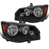 11-18 Dodge Grand Caravan / 08-16 Town & Country Black Headlights Pair 2 11-18 Dodge Grand Caravan / 08-16 Town & Country Black Headlights Pair -Professional Auto Parts Store 11 18 dodge grand caravan 08 16 town country black headlights pair 67