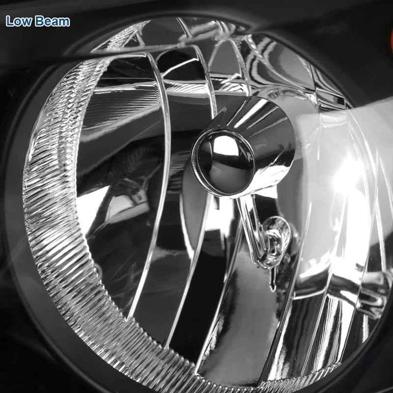 11-18 Dodge Grand Caravan / 08-16 Town & Country Black Headlights Pair 5 11-18 Dodge Grand Caravan / 08-16 Town & Country Black Headlights Pair - Image 3