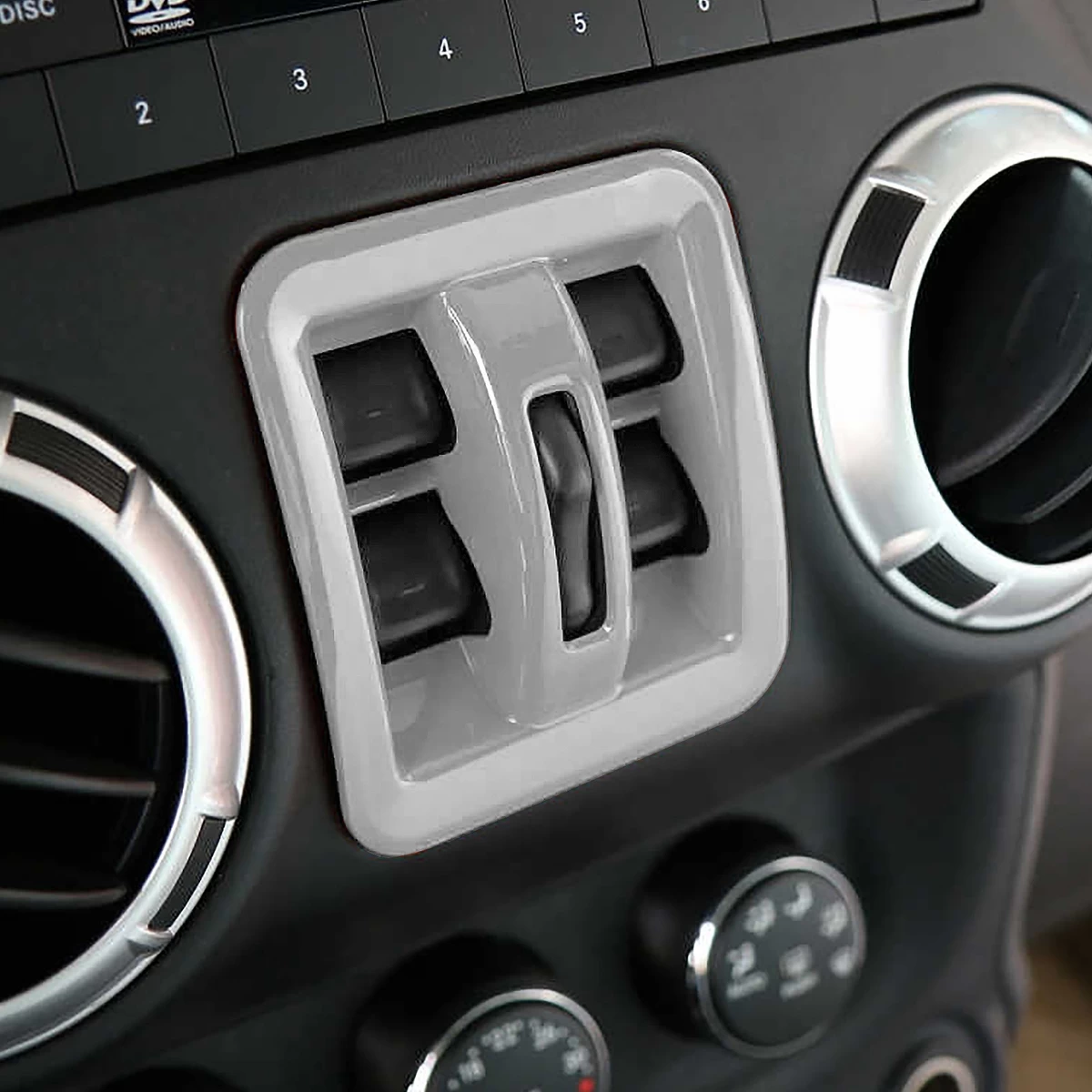 11-18 Jeep Wrangler Unlimited Front Dash Mounted Power Window Control Switch 8 11-18 Jeep Wrangler Unlimited Front Dash Mounted Power Window Control Switch - Image 6