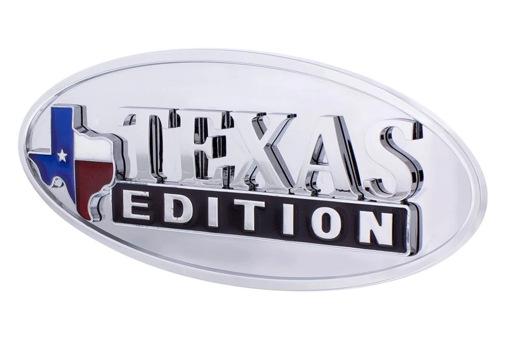 United Pacific® 11017 - "Texas Edition" Chrome Hood Oval Emblem 4 United Pacific® 11017 - "Texas Edition" Chrome Hood Oval Emblem - Image 2