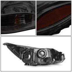 12-14 Ford Focus Pair Of LED Halo Projector Headlight W/ Running Light Strip - Smoked 13 12-14 Ford Focus Pair Of LED Halo Projector Headlight W/ Running Light Strip - Smoked -Professional Auto Parts Store 12 14 ford focus pair of led halo projector headlight w running light strip smoked 116