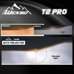 05-07 Ford F250 F350 Super Duty LED Crystal Headlights - Black -Professional Auto Parts Store 12 15 honda civic crystal headlights smoked clear 151 33