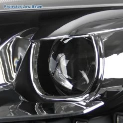 13-15 Chevy Malibu [Halogen Model] LED DRL Projector Headlights - Black -Professional Auto Parts Store 13 15 chevy malibu halogen model led drl projector headlights black 202