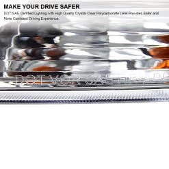 13-15 Chevy Malibu [Halogen Model] LED DRL Projector Headlights - Chrome -Professional Auto Parts Store 13 15 chevy malibu halogen model led drl projector headlights chrome 138