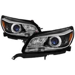 13-15 Chevy Malibu OE-Style Replace Projector Headlights - Black