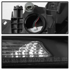 13-15 Honda Accord [Halogen Model W/ DRL] LED DRL Projector Headlights - Black -Professional Auto Parts Store 13 15 honda accord halogen model w drl led drl projector headlights black 172