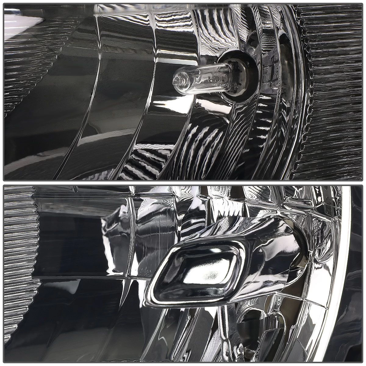 13-16 Ford Escape OE-Style Replacement Headlight - Smoked / Clear 6 13-16 Ford Escape OE-Style Replacement Headlight - Smoked / Clear - Image 4