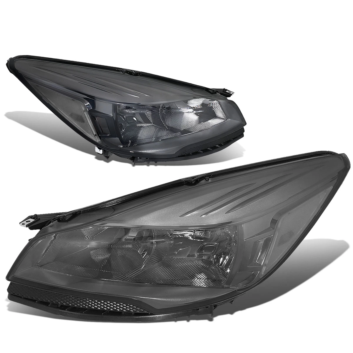 13-16 Ford Escape OE-Style Replacement Headlight - Smoked / Clear 5 13-16 Ford Escape OE-Style Replacement Headlight - Smoked / Clear - Image 3
