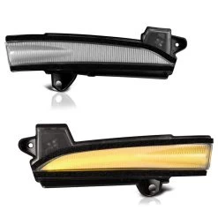 13-20 Ford Fusion Sequential Amber LED Side Mirror Lights - Clear