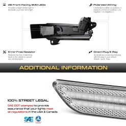 13-20 Ford Fusion Sequential Amber LED Side Mirror Lights - Clear 15 13-20 Ford Fusion Sequential Amber LED Side Mirror Lights - Clear -Professional Auto Parts Store 13 20 ford fusion sequential amber led side mirror lights clear 25