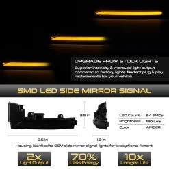 13-20 Range Rover Sequential LED Side Mirror Lights - Smoked 12 13-20 Range Rover Sequential LED Side Mirror Lights - Smoked -Professional Auto Parts Store 13 20 range rover sequential led side mirror lights smoked 16