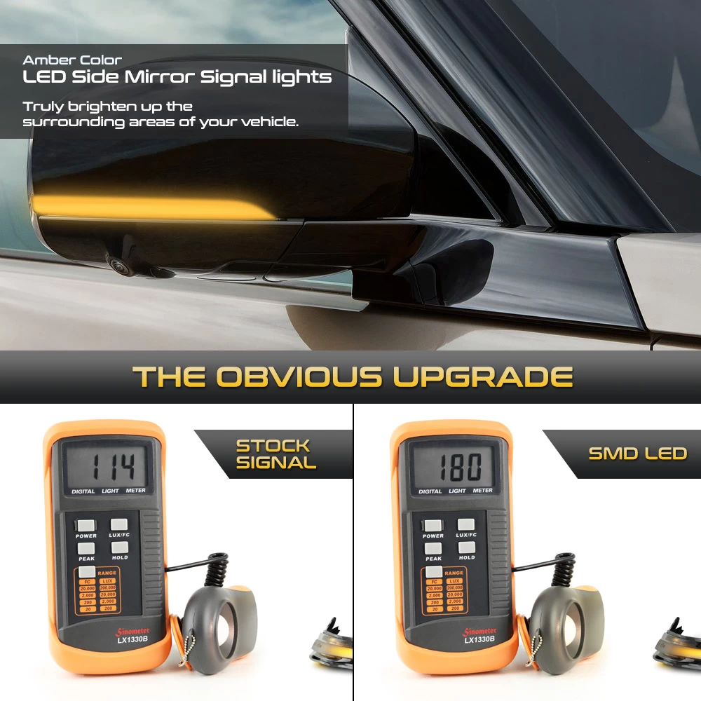 13-20 Range Rover Sequential LED Side Mirror Lights - Smoked 6 13-20 Range Rover Sequential LED Side Mirror Lights - Smoked - Image 4