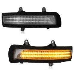 13-21 Toyota Land Cruiser Sequential LED Side Mirror Lights - Clear Lens