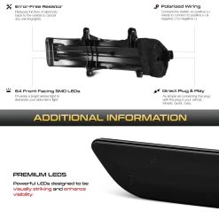 13-21 Toyota Land Cruiser Sequential LED Side Mirror Lights - Smoked Lens 15 13-21 Toyota Land Cruiser Sequential LED Side Mirror Lights - Smoked Lens -Professional Auto Parts Store 13 21 toyota land cruiser sequential led side mirror lights smoked lens 25