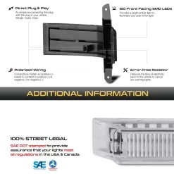 14-18 Chevy Silverado / GMC Sierra LED Towing Mirror Turn Signal Lights [Switchbackk & Sequential] - Smoked Lens -Professional Auto Parts Store 14 18 chevy silverado gmc sierra led towing mirror turn signal lights switchbackk sequential smoked lens 25