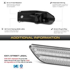 14-22 Toyota 4Runner / 13-18 RAV4 Sequential LED Side Mirror Lights - Clear Lens 15 14-22 Toyota 4Runner / 13-18 RAV4 Sequential LED Side Mirror Lights - Clear Lens -Professional Auto Parts Store 14 22 toyota 4runner 13 18 rav4 sequential led side mirror lights clear lens 21