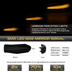 14-22 Toyota 4Runner / 13-18 RAV4 Sequential LED Side Mirror Lights - Smoked Lens 12 14-22 Toyota 4Runner / 13-18 RAV4 Sequential LED Side Mirror Lights - Smoked Lens -Professional Auto Parts Store 14 22 toyota 4runner 13 18 rav4 sequential led side mirror lights smoked lens 12