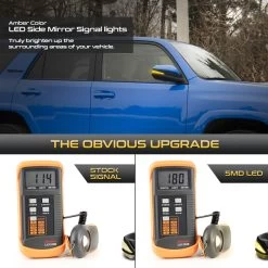 14-22 Toyota 4Runner / 13-18 RAV4 Sequential LED Side Mirror Lights - Smoked Lens 13 14-22 Toyota 4Runner / 13-18 RAV4 Sequential LED Side Mirror Lights - Smoked Lens -Professional Auto Parts Store 14 22 toyota 4runner 13 18 rav4 sequential led side mirror lights smoked lens 15