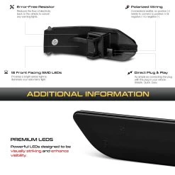 14-22 Toyota 4Runner / 13-18 RAV4 Sequential LED Side Mirror Lights - Smoked Lens 15 14-22 Toyota 4Runner / 13-18 RAV4 Sequential LED Side Mirror Lights - Smoked Lens -Professional Auto Parts Store 14 22 toyota 4runner 13 18 rav4 sequential led side mirror lights smoked lens 21