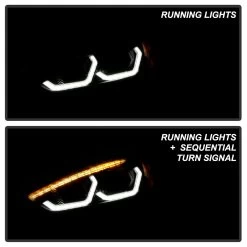 15-18 Ford Focus (Halogen Model) Full LED Headlights W/ LED Light Bar - Black Housing 18 15-18 Ford Focus (Halogen Model) Full LED Headlights W/ LED Light Bar - Black Housing -Professional Auto Parts Store 15 18 ford focus halogen model full led headlights w led light bar black housing 111