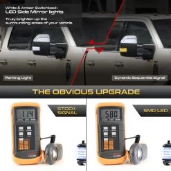 15-20 Ford F150 / 17-22 Super Duty LED Side Mirror Light - Switchback + Sequential Signal - White & Amber 13 15-20 Ford F150 / 17-22 Super Duty LED Side Mirror Light - Switchback + Sequential Signal - White & Amber -Professional Auto Parts Store 15 20 ford f150 17 22 super duty led side mirror light switchback sequential signal white amber 39