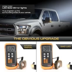 15-20 Ford F150 Sequential Amber LED Side Mirror Light - Clear Lens 13 15-20 Ford F150 Sequential Amber LED Side Mirror Light - Clear Lens -Professional Auto Parts Store 15 20 ford f150 sequential amber led side mirror light clear lens 12