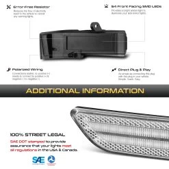 15-20 Ford F150 Sequential Amber LED Side Mirror Light - Clear Lens 15 15-20 Ford F150 Sequential Amber LED Side Mirror Light - Clear Lens -Professional Auto Parts Store 15 20 ford f150 sequential amber led side mirror light clear lens 18