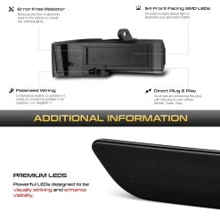 15-20 Ford F150 Sequential Amber LED Side Mirror Light - Smoked Lens 15 15-20 Ford F150 Sequential Amber LED Side Mirror Light - Smoked Lens -Professional Auto Parts Store 15 20 ford f150 sequential amber led side mirror light smoked lens 21