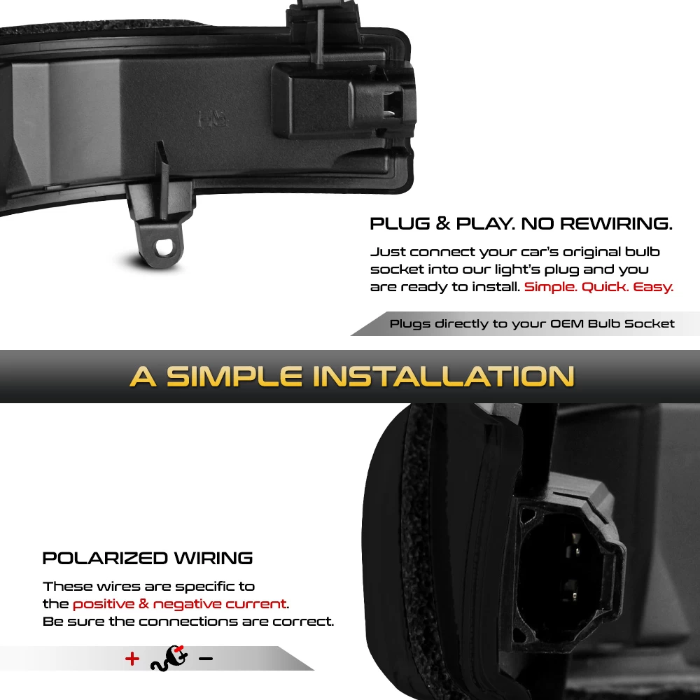 15-21 Subaru Impreza/WRX/Crosstrek Sequential LED Side Mirror Lights - Smoked 7 15-21 Subaru Impreza/WRX/Crosstrek Sequential LED Side Mirror Lights - Smoked - Image 5